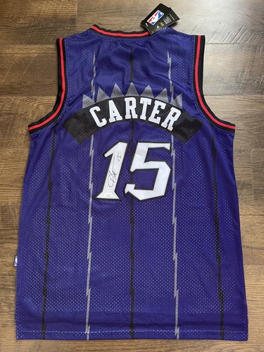 Vince Carter VC Signed Toronto Raptors Jersey NBA Star HOFer