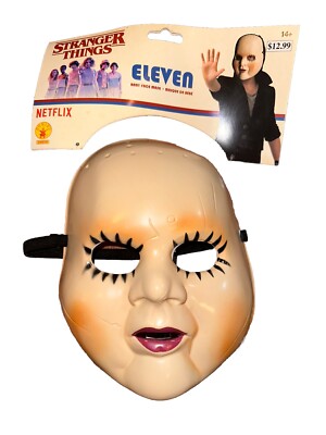 STRANGER THINGS ELEVEN  Face Mask Oversized Creepy Doll Licensed