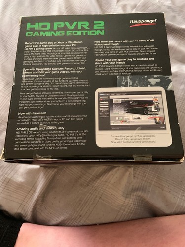 Hauppauge HD PVR 2 Gaming Edition HD recording device 1080p