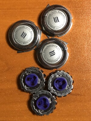 3X Replacement Shaver Heads Cutter for Philips Norelco HQ8 HQ64 HQ9 HQ177 Razor