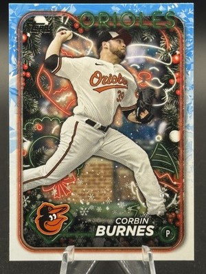 2024 Topps Holiday H7 Corbin Burnes Baltimore Orioles