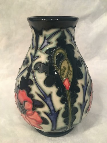 Moorcroft Poppy Vase  5.5