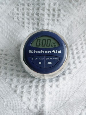 KitchenAid Digital Kitchen Timer Blue & Chrome Cooks Series Tested Works