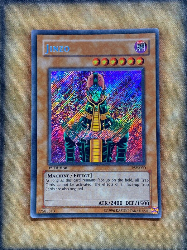 Yugioh Jinzo PSV-000 Secret Rare 1st Ed MP | eBay