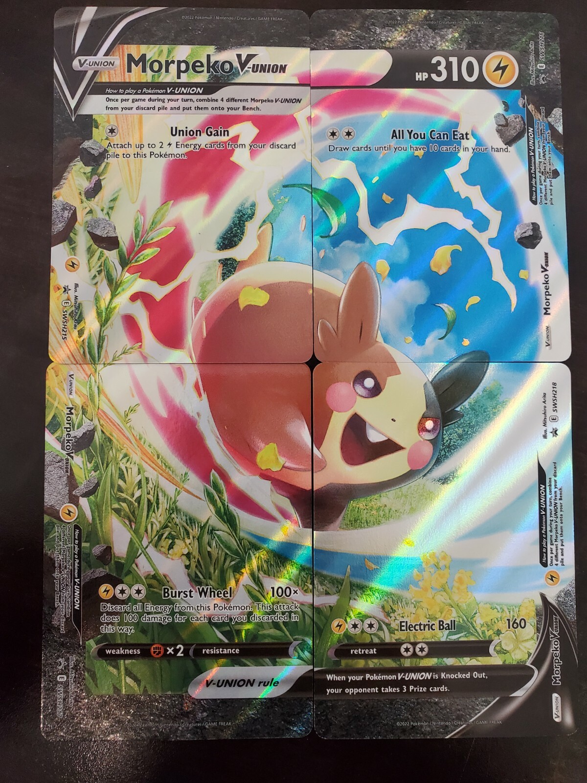 モルペコV-UNION 英語 41枚 Pokemon Card Japanese VMAX Climax Morpeko V-UNION RRR 056