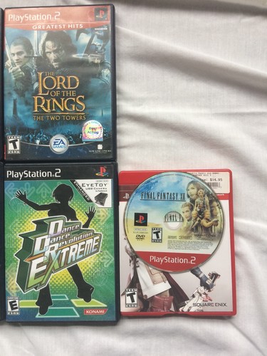 Ps2 7 Game Lot Untested