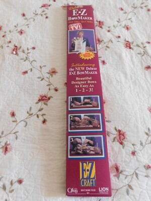 DELUXE EZ BOW MAKER - 3 Dowels EZ Bows Vintage Bow Maker EZ Craft