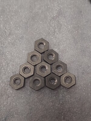 10 pcs 10-24 TPI Titanium Ti Hex Nut / Bike Motorcycle Car Boat Free Shipping