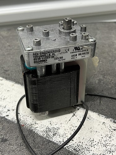 Rex AC Gearmotor Unidirectional 115V 60hz CM Style 50inlb Rex AC Gearmotor Unidirectional 115V 60hz CM Style 50inlb