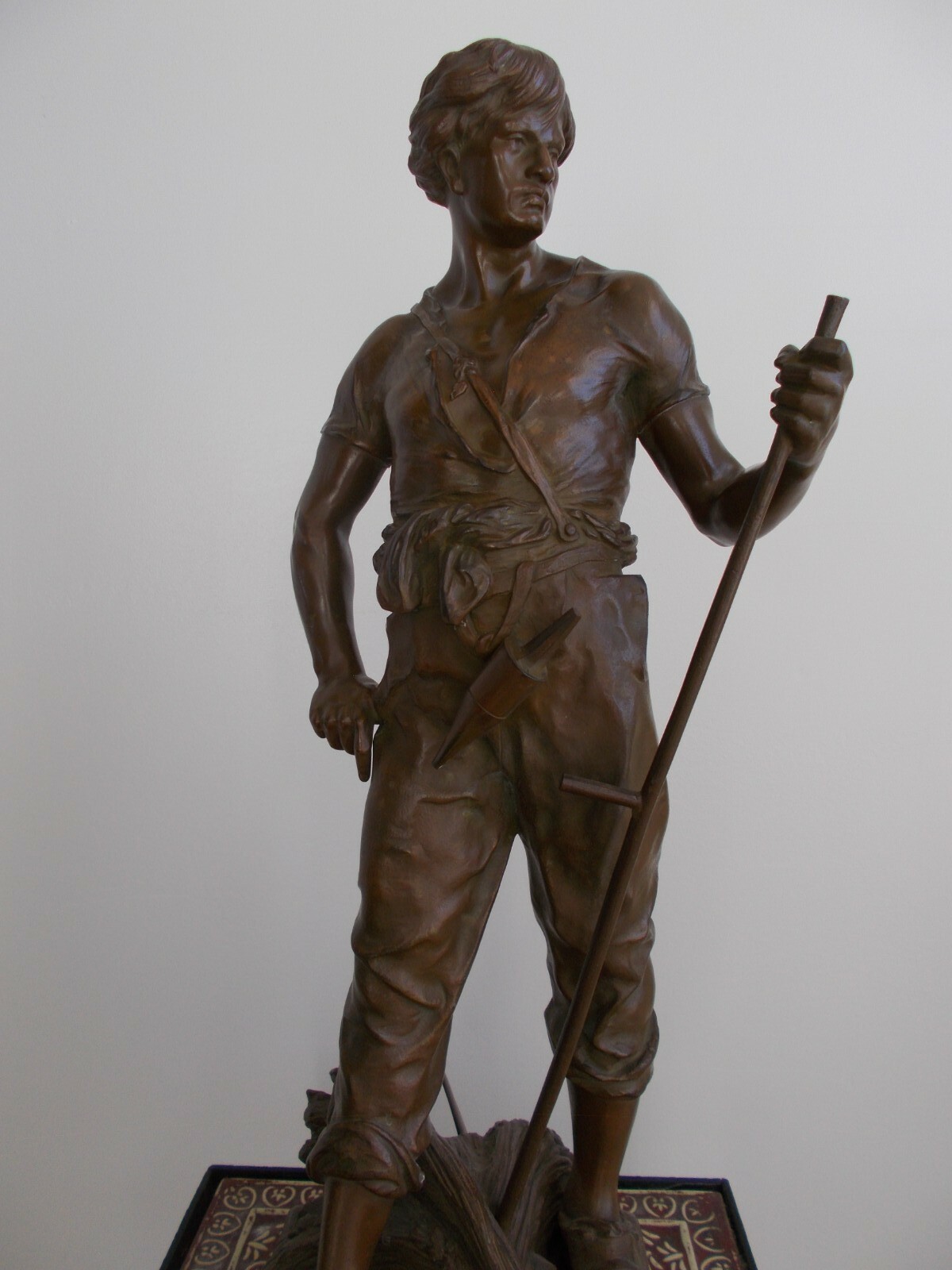 antique bronze statue