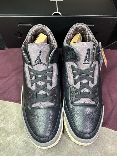 Pre-owned Jordan Sz 13m -a Ma Maniere X Air  3 While You Were Sleeping Fz4811-001 Ships Now In Black