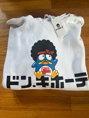 Don Quixote × Bruno Mars Limited Collaboration Hoodie White L  Size New With Tag