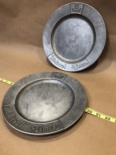 Medieval Times Metal Dinner Plate (2 Plates)