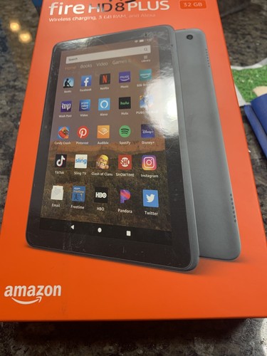 【中古】Amazon Fire HD 8 Plus 32GB 2022 Gray Fire HD 8 Plus Tablet with 32 GB & 3GB RAM | Amazon