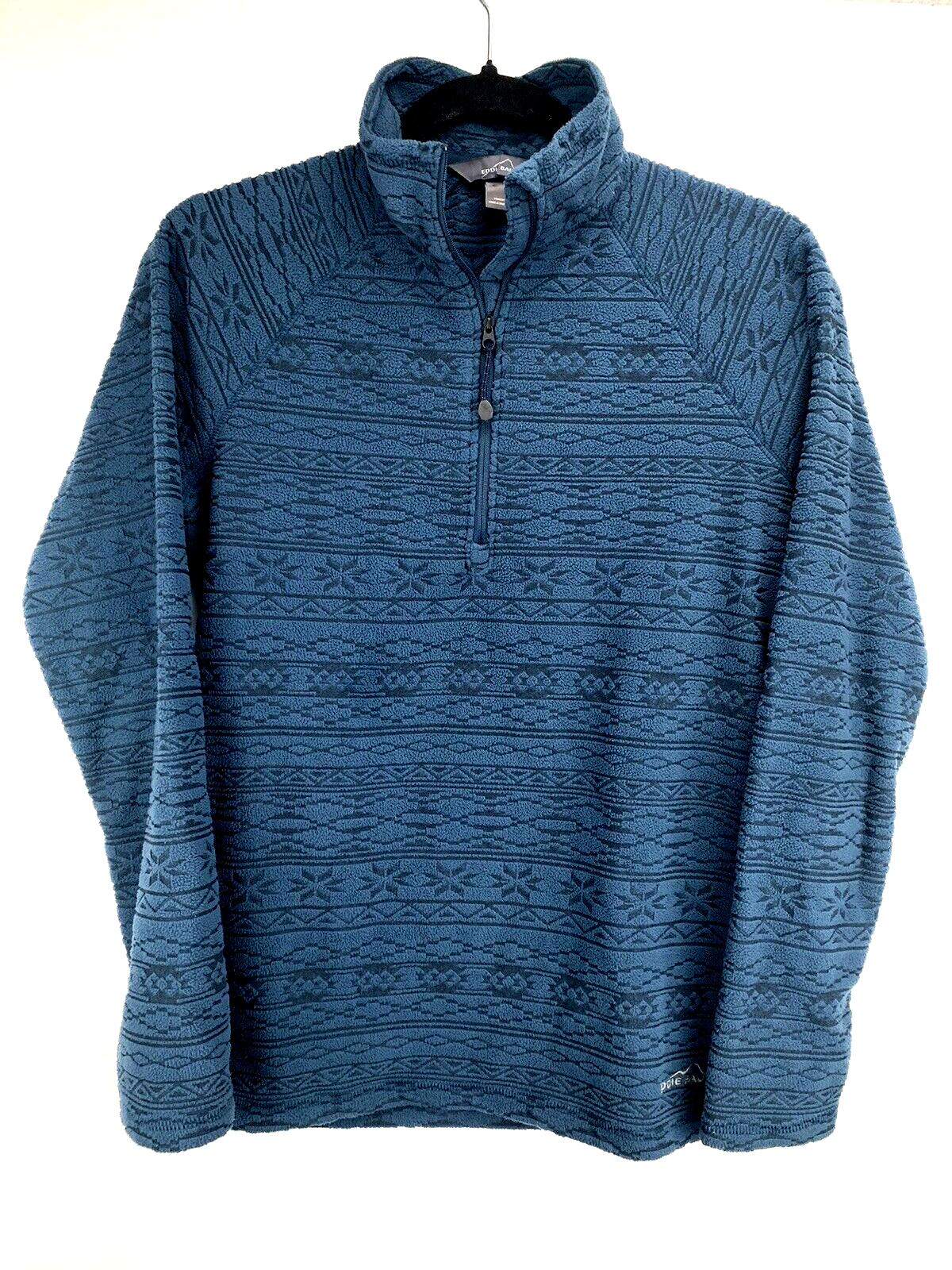 Eddie Bauer Fleece Aztec Pattern Jacket 1/4 Zip Women's Size