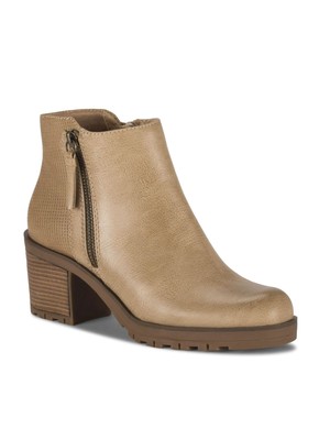 

BARETRAPS Женские коричневые амортизирующие ботинки на молнии с акцентом Tailyn Zip-Up Boots  M, Коричневый, BT27641