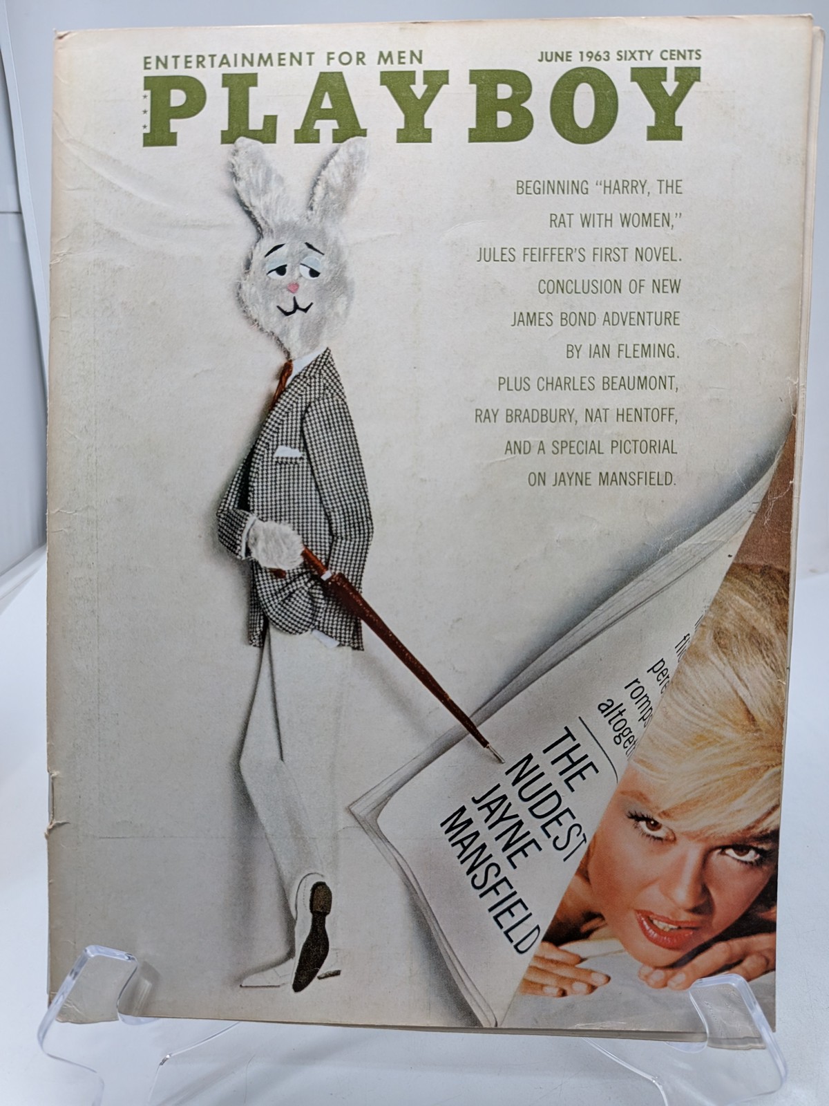 Playboy Magazine June 1963 🔥 CG Jayne Mansfield 🔥 PM Connie Mason 🔥 B