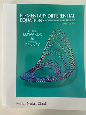 Elementary Differential Equations with Boundary Value Problems 6th Ed. Classic