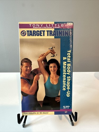 Tony Little Target Training Total Body Shape-up & Maintenance (VHS, 1993) NEW!