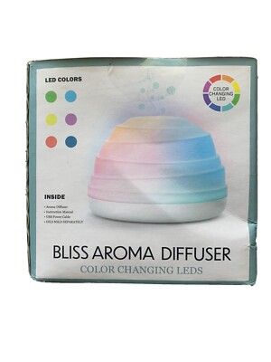 Bliss Aroma Diffuser Color Changing Leds 