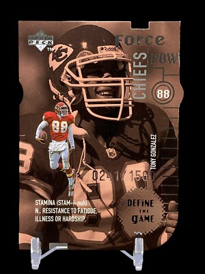 1998 Upper Deck Define the Game Silver Tony Gonzalez /1500 Chiefs