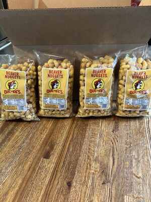 4 bags 13 Oz BUC-EE'S Beaver Nuggets Sweet Corn Puff Snack Texas
