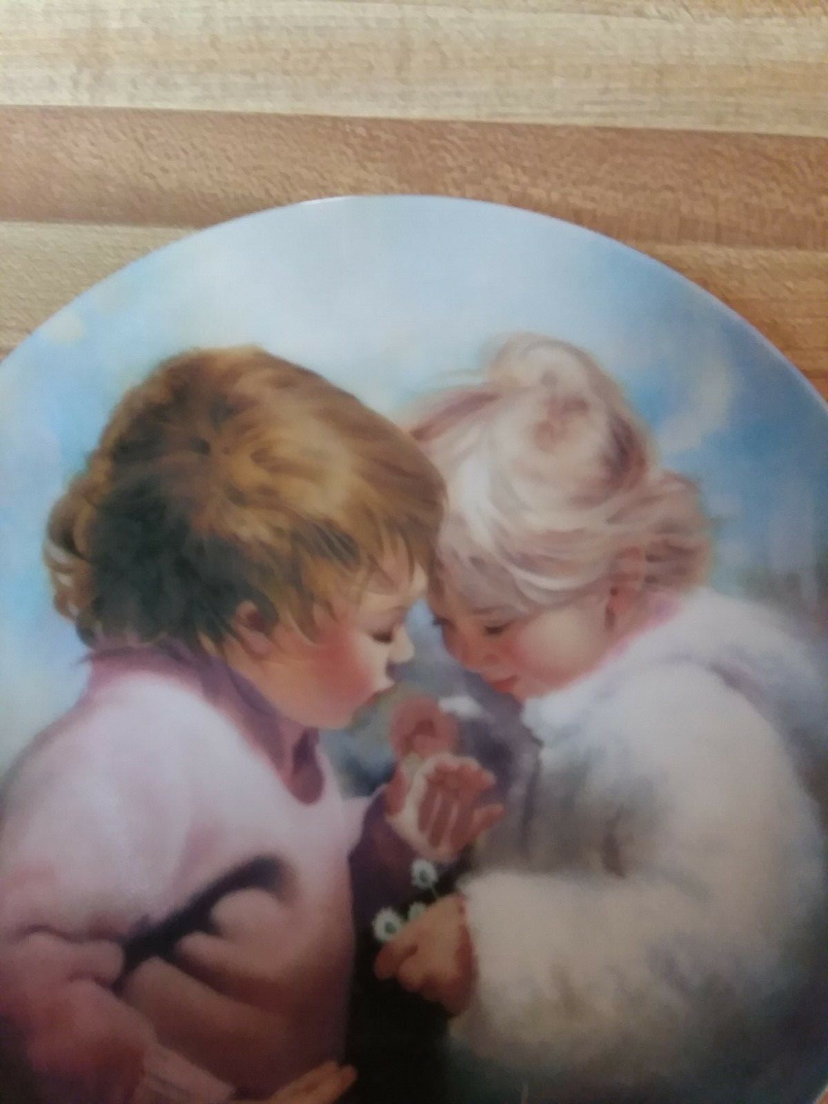 “Tiny Treasures” Collector Plate By Donald Zolan Pemberton & Oakes 1988