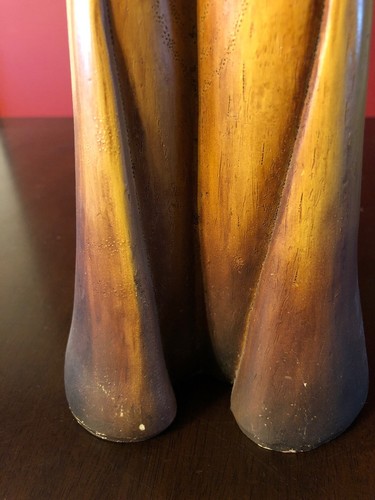 Seymour Mann Art Deco Statue Harlequin Style Mother & Daughter 14” Abstract
