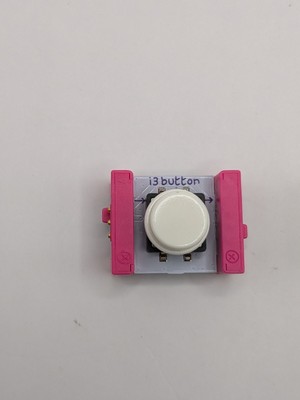 littleBits STEM Kit Replacement: i3 Button Bit Module