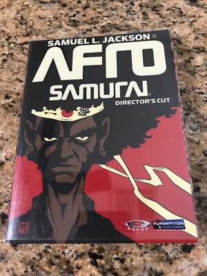 Afro Samurai: Director's Cut (DVD, 2-Disc Set) S. L. Jackson. Like New, Free Shi