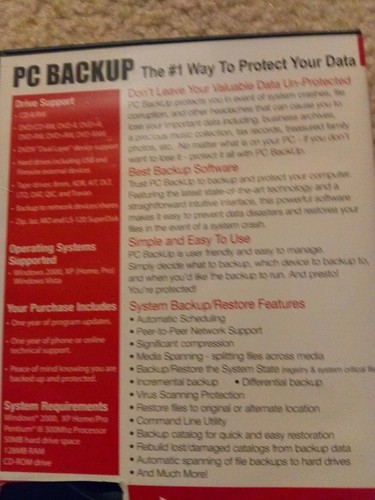 Migo PC backup software