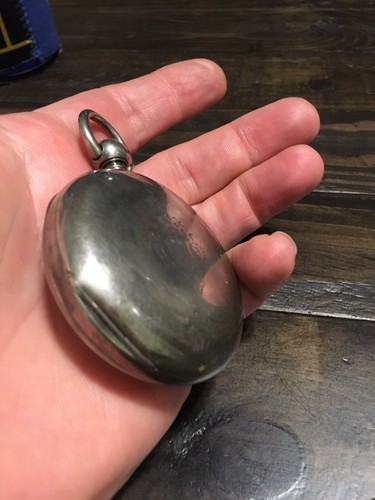 HAMPDEN Key Wind Pocket Watch in FINE COIN SILVER CASE Runs Good W Key 1800’s