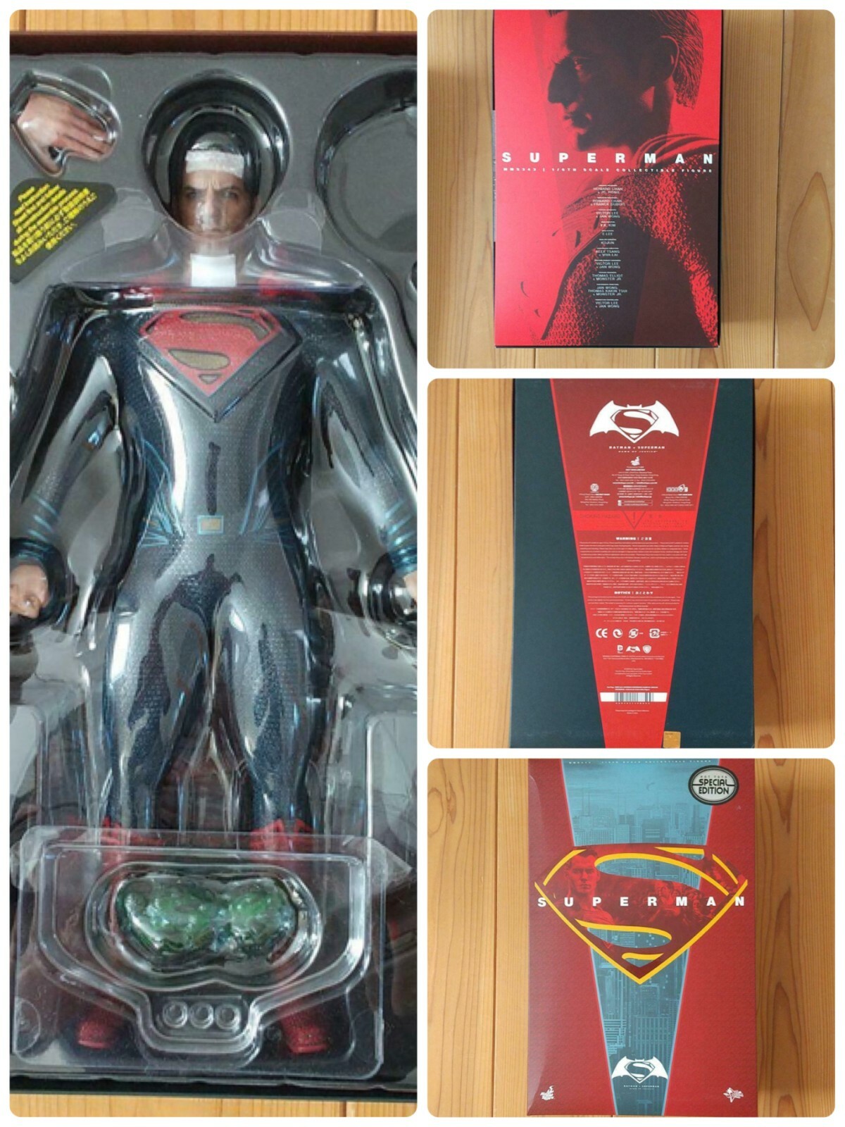 Super Man Hot Toys 1/6 Batman VS Superman Dawn of Justice