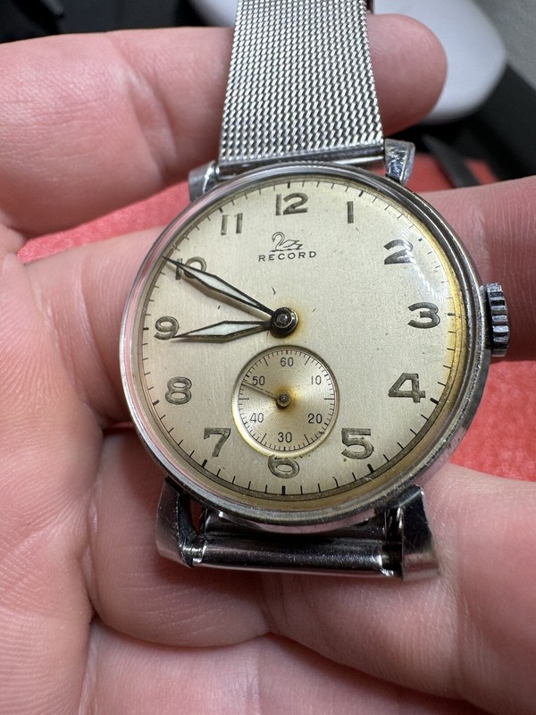 Record Vintage Herrenuhr