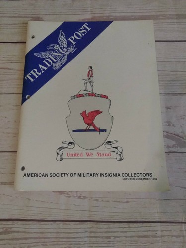 Trading Post American Society of Military Insignia Collectors Rare 1982 lot