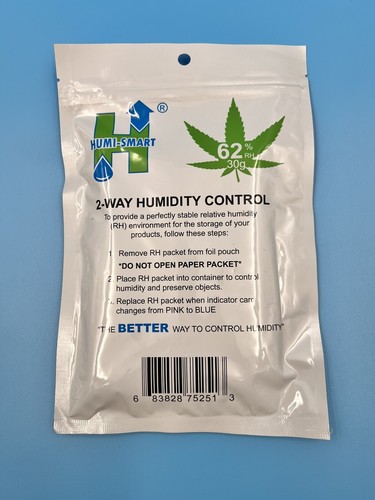 Humi-smart 2-Way Humidity Control 62% 30 Gram 4 Pack Free Shipping
