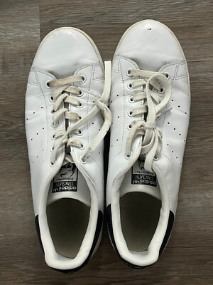 Adidas Stan Smith x SNS Sneakers - 10.5 White Blue Sneakernstuff Leather Shoes