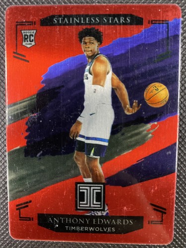 2020-21 Panini Impeccable Anthony Edwards Stainless Stars
