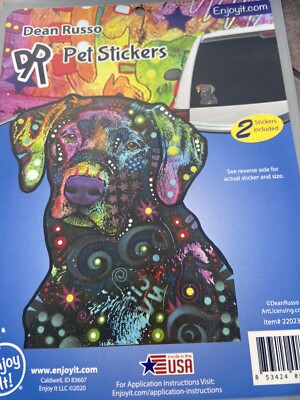 Enjoy It Dean Russo Labrador Retriever Dog Car Sticker New