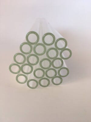 12  Long 20 Pieces Glass Pyrex Blowing Tubes Straw 12mm OD X 8mm ID X 2 mm Thick