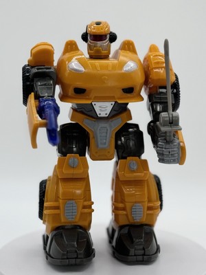 HAP-P-KID Motorized Walking Yellow Robot FOR PARTS 6.5''