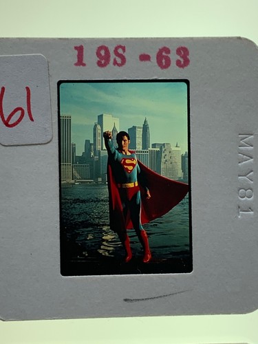 4 Superman Movie 35mm Photo Slides Christopher Reeve Vintage 1981 Lot #3