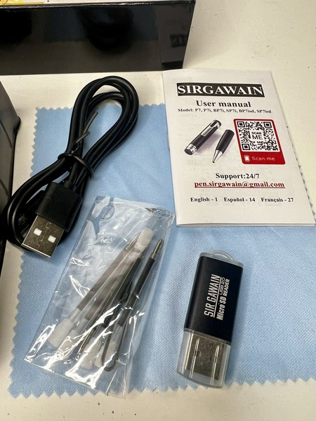 Friendly Pen Sir Gawain Surveillance Pen Nanny Cam Spy Pen Wireless Hidden Cam - Image 10