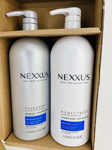 NEXXUS THERAPPE Ultimate Moisture Shampoo & Conditioner 33.8 oz Protein Fusion