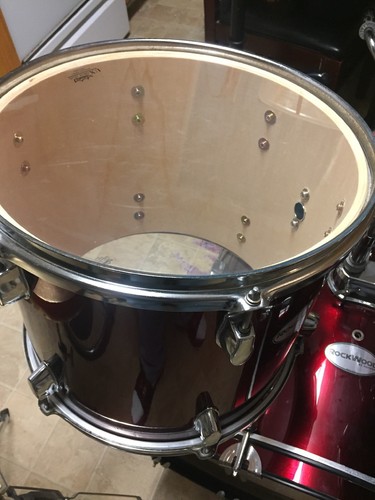 Rock Wood Drums  4-Piece Drum Set