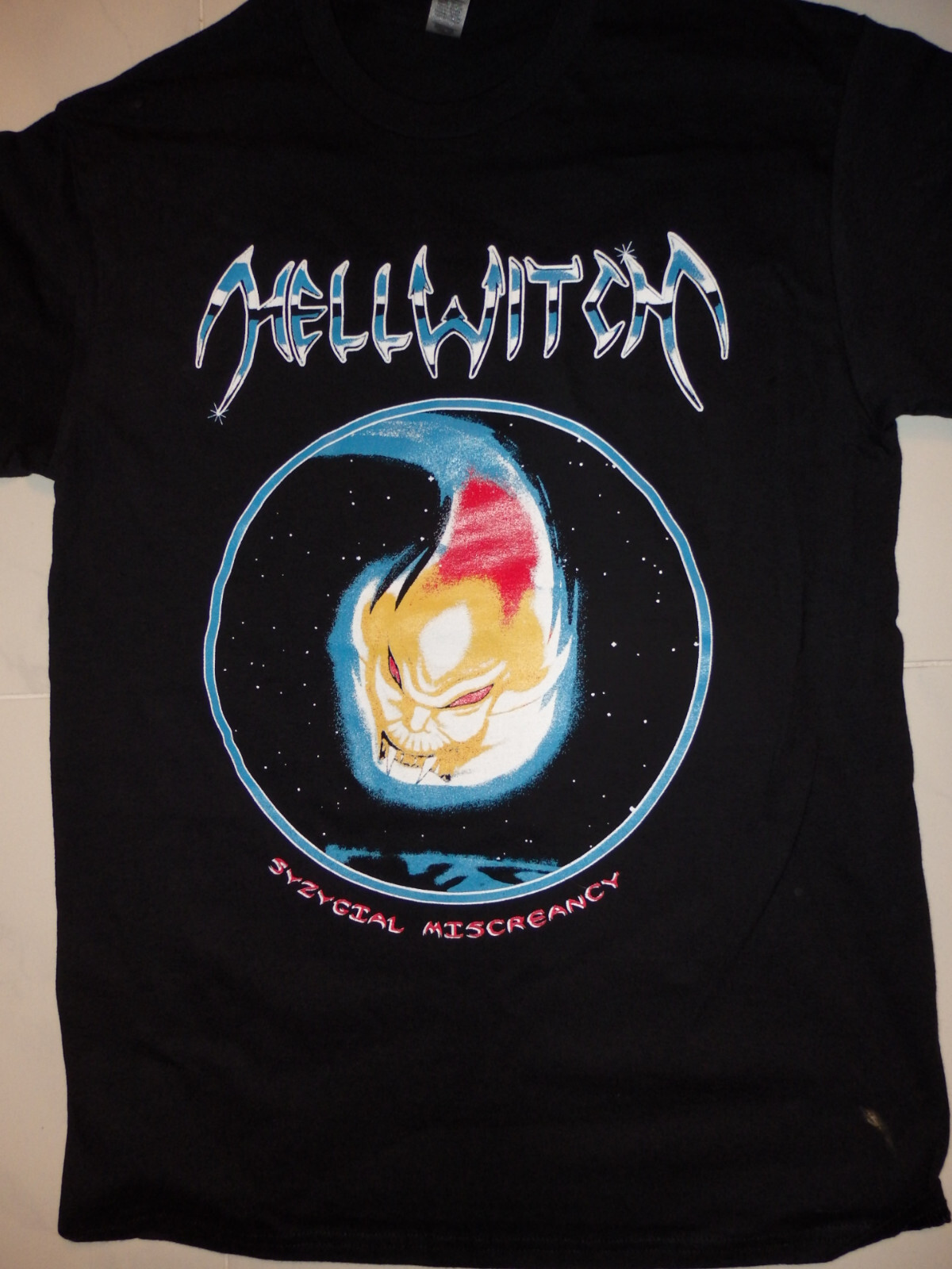 HELLWITCH Syzygial Miscreancy 2-sided SHIRT! 2025 NWOT! metal 