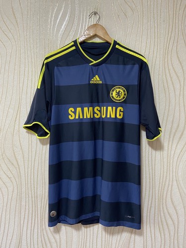 09/10 adidas × CHELSEA Away Game Shirts Chelsea 2009 - 2010 Away football shirt jersey Adidas size L
