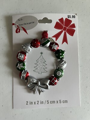 Studio Decor Christmas Ornament Frame 2021 Christmas Wreath Frame Ornament