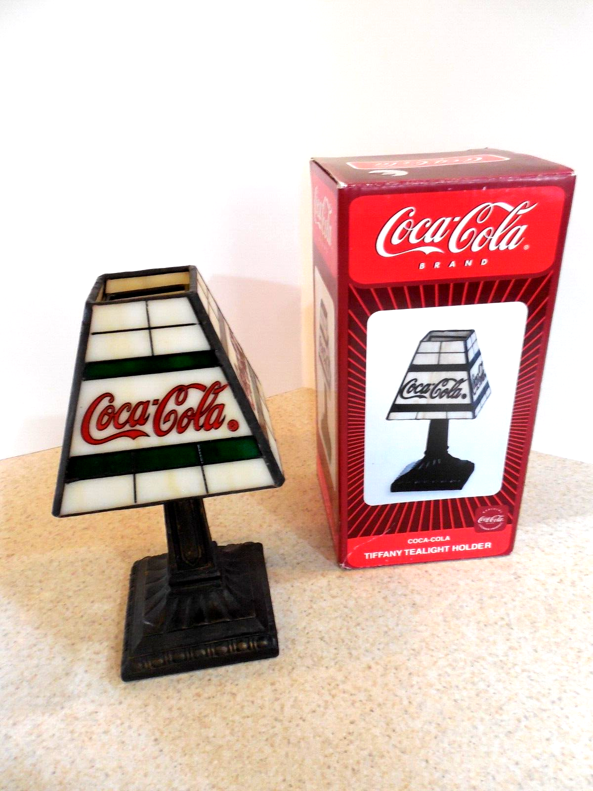 W/box  Candle Holder Coke Advertising