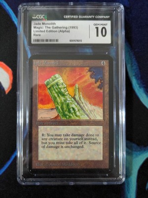 CGC 10 ALPHA Jade Monolith MtG Magic the Gathering GEM MINT!! 